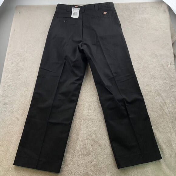 NWT Dickies Mens Work Pants Size 32 Straight Classic Chino Workwear Black Casual - Picture 15 of 15